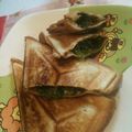 あやこ６１'s cooksnap of when they made ほうれん草と卵のサンドイッチ☆.