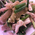 プンプン庵's cooksnap of when they made 旨い！鶏ささみと万能ねぎのザーサイ和え.