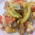 プンプン庵's cooksnap of when they made トマトと卵のチャチャッと炒め。.