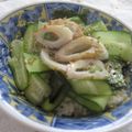 miyuki12's cooksnap of when they made ■簡単■きゅうり大好き♪かっぱ丼.
