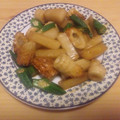  つくれぽぽ's cooksnap of when they made 大根とちくわとオクラの炒め物.