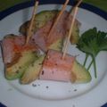 Jock's cooksnap of when they made アボガドをハムで巻きました(ベーコン可).