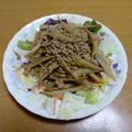 55才のおじさん's cooksnap of when they made たっぷり！ささがきごぼうと豚挽肉の炒め煮.
