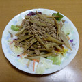 55才のおじさん's cooksnap of when they made たっぷり！ささがきごぼうと豚挽肉の炒め煮.