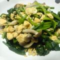 ☆みほっくま☆'s cooksnap of when they made ほうれん草卵炒め.