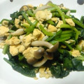 ☆みほっくま☆'s cooksnap of when they made ほうれん草卵炒め.