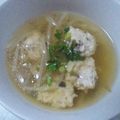こうchanmama's cooksnap of when they made エリンギ鶏団子汁.