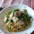 地鶏の町の子's cooksnap of when they made かぶのツナマヨガーリック醤油パスタ♪.