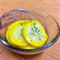 島子☆'s cooksnap of when they made ゴマ油が香るズッキーニの甘酢漬け.