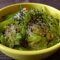 おらんでう～たん's cooksnap of when they made 春雨と茎わかめのポン酢和え.