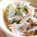 soratea's cooksnap of when they made ちくわときゅうりのスイートチリマヨ和え☆.