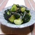 まりみぃ's cooksnap of when they made きゅうりとワカメの塩炒め.