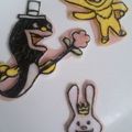 黒銀猫's cooksnap of when they made ありがとウサギ～♪（キャラ弁）.
