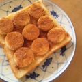 なな＊３１０４'s cooksnap of when they made 超簡単♥♥とろとろバナナトースト.