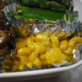 太郎と花子と私's cooksnap of when they made 簡単！しいたけのマヨコーン焼き(^-^).