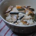 kazz72's cooksnap of when they made きのこたっぷり♪炊き込みご飯.