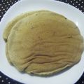 3姉妹ちゃんママ's cooksnap of when they made しっとりもちもち。黒糖パンケーキ.