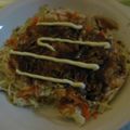 kinmaru's cooksnap of when they made ダイエットに♪ほとんど野菜のお好み焼き.