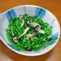 すみれちゃん☆'s cooksnap of when they made 菜の花としめじのナムル.