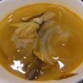 ケクケク's cooksnap of when they made 残ったキムチで鶏団子スープ.