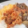 きらり流れ星's cooksnap of when they made 豚キムチ丼.