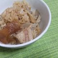 Fukuyome's cooksnap of when they made 豚の角煮の残りで！炊き込みご飯.