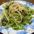 tomoyuppi's cooksnap of when they made 簡単☆もやしと豆苗炒め.