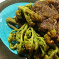 mmameco's cooksnap of when they made わらびのとろろ昆布和え.
