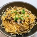 MizuhoBank's cooksnap of when they made 松茸の風味！永谷園お吸いもので和風パスタ.