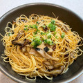 MizuhoBank's cooksnap of when they made 松茸の風味！永谷園お吸いもので和風パスタ.