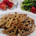 今夜も一杯's cooksnap of when they made 基本おかず♪レンコンと豚肉の甘辛炒め.