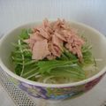 ローズレース's cooksnap of when they made ◆水菜とツナマヨごはん◆.