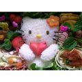 жMIU MIUж's cooksnap of when they made キティちゃん弁当☆キャラ弁♪.