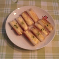 オレンジリング's cooksnap of when they made ☆かんたんおつまみ☆マヨチーちくわ.
