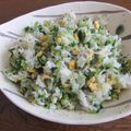 よちりん's cooksnap of when they made 大根の葉っぱとじゃこで美味しい炒飯☆.