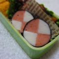 ｕｕｕ's cooksnap of when they made キャラ弁に☆市松模様のおかず.