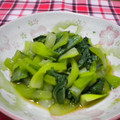 みなみ7's cooksnap of when they made めんつゆで☆青梗菜のおひたし.