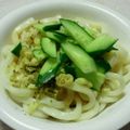 Mike929's cooksnap of when they made 青海苔たぬきのぶっかけうどん☆.