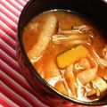 キョク's cooksnap of when they made きのこたくさんのお味噌汁.