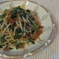 Drako's cooksnap of when they made もやしとニラの肉味噌和え.