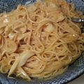 CoffeeCoco's cooksnap of when they made キャベツと卵のオーロラクリームパスタ.