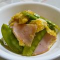 nasubeam's cooksnap of when they made シンプルに♪絹さやとベーコンの卵とじ.