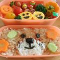 Nekozame's cooksnap of when they made 簡単キャラ弁　ブーフちゃん風.