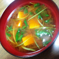 きょんこ★'s cooksnap of when they made えのきとみつばのお味噌汁♪.