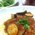 ひさちぃママ's cooksnap of when they made 夏野菜ごっそり摂取☆ラタトゥイユ風パスタ.