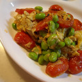 8itao8's cooksnap of when they made トマトと枝豆の卵炒め.