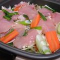 もこりこ's cooksnap of when they made ホットプレートで野菜とお肉の蒸ししゃぶ♡.