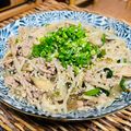 料理男子部🍻's cooksnap of when they made モヤシ、ニラ、春雨とひき肉の炒め物♡.