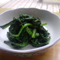 inyako's cooksnap of when they made ほうれん草のごまあえ過ぎ♡（黒Ver.）.