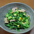 すみれちゃん☆'s cooksnap of when they made 菜の花とベーコンの玉子とじ♪.